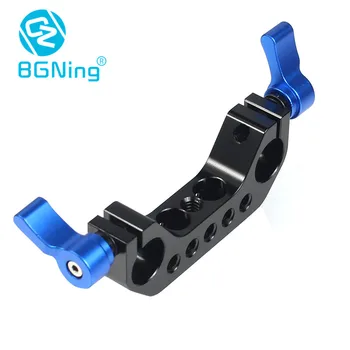 BGNing Aluminum Alloy 15mm Rod Clamp 1/4“-20 Screw Holes Support Adapter for DSLR Shoulder Rig for Follow Focus Camera Rig
BGNing Aluminum Alloy 15mm Rod Clamp 1/4“-20 Screw Holes Support Adapter for DSLR Shoulder Rig for Follow Focus Camera Rig