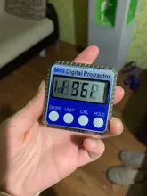 Minitransportador Digital de ángulo de alta precisión, goniómetro electrónico de 360 °, inclinómetro, nivel, buscador de ángulo, caja de medición