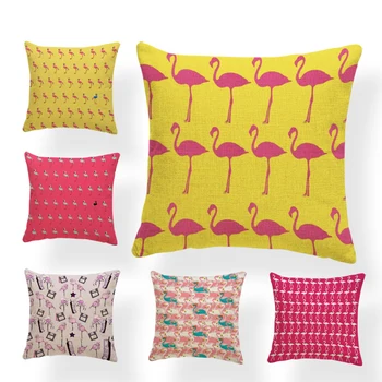 Beautiful And Stylish Flamingo Pillowcase Arranged Tropical Home Decoration Sofa Cushion Flower Leaf Polyester Linen Rest Pillow
Beautiful And Stylish Flamingo Pillowcase Arranged Tropical Home Decoration Sofa Cushion Flower Leaf Polyester Linen Rest Pillow