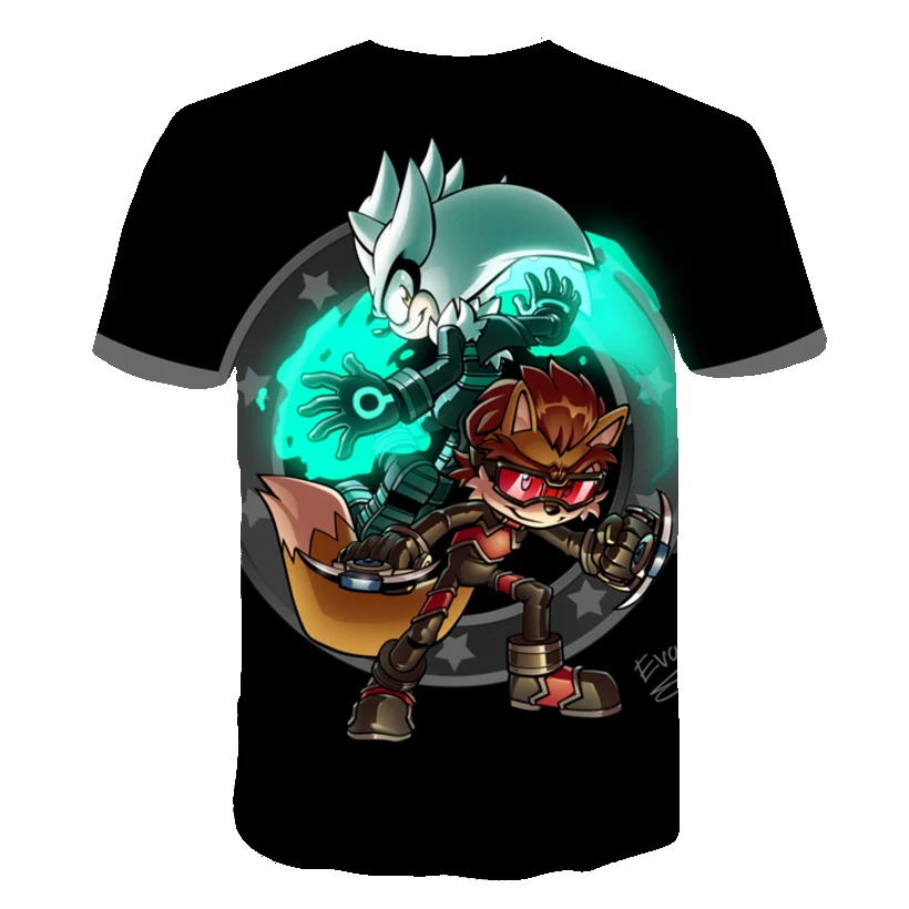 Summer 4-14 Year Boys Clothes Cartoon T-Shirt Harajuku Shirt Sonic The Hedgehog Printed Kids Tee Baby Tops Children T-shirts Summer 4-14 Year Boys Clothes Cartoon T-Shirt Harajuku Shirt Sonic The Hedgehog Printed Kids Tee Baby Tops Children T-shirts