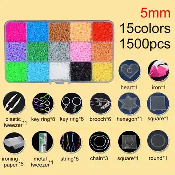 1500pcs 5mm EVA Hama Perler Beads Set Toy Kids Fun Craft DIY Handmaking Fuse Bead Multicolor Intelligence Educational Toys 
1500pcs 5mm EVA Hama Perler Beads Set Toy Kids Fun Craft DIY Handmaking Fuse Bead Multicolor Intelligence Educational Toys