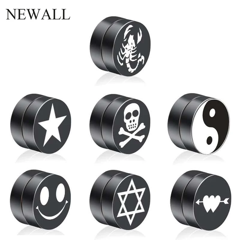Newall titanium steel strong Magnet clip magnet earring Health No piercing clip Punk Jewelry star Ear Stud Non Piercing Earring
Newall titanium steel strong Magnet clip magnet earring Health No piercing clip Punk Jewelry star Ear Stud Non Piercing Earring