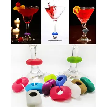 24pcs Silicone Wine Glass Mark For Bar Accessories Wine Glass Recognizer Cup Distinguisher For Home Bar Banquet Random Color A4 
24pcs Silicone Wine Glass Mark For Bar Accessories Wine Glass Recognizer Cup Distinguisher For Home Bar Banquet Random Color A4
