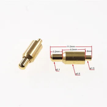 10 pcs Spring Loaded Charging Thimble 3.5x11mm Antenna Probe Diameter 3.5 POGO PIN Connector Sleeve & Plunger Power Charge
10 pcs Spring Loaded Charging Thimble 3.5x11mm Antenna Probe Diameter 3.5 POGO PIN Connector Sleeve & Plunger Power Charge