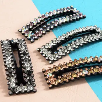 1Pc Shining Crystal Rhinestone Women Hairpins Barrettes Girls Trendy Geometric Hair Clip Seed Beads Hairgrip Hair Accessories
1Pc Shining Crystal Rhinestone Women Hairpins Barrettes Girls Trendy Geometric Hair Clip Seed Beads Hairgrip Hair Accessories