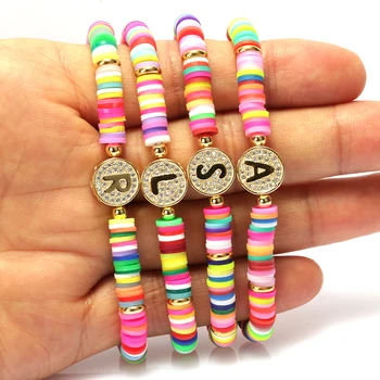 bohemia gypsy gold initial 26 alphabet letter name charm coloful rainbow silicone plastic beaded bracelets for women man 2020
bohemia gypsy gold initial 26 alphabet letter name charm coloful rainbow silicone plastic beaded bracelets for women man 2020