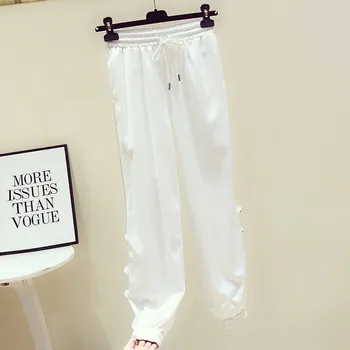 Side Heavy Industry Diamond Casual Pants Women 2020 Summer New All-match Drape Beam Feet Cropped Sports Pants White Black
Side Heavy Industry Diamond Casual Pants Women 2020 Summer New All-match Drape Beam Feet Cropped Sports Pants White Black
