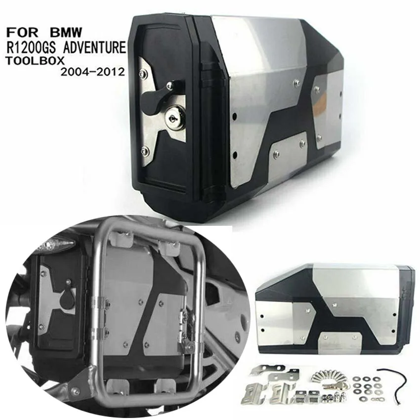 4.2 Liters Tool Box Decorative Aluminum Box Toolbox For BMW R1200GS 2004 2005 2006 2007 2008 2009 2010-2019 R1250GS ADV 2018-on
4.2 Liters Tool Box Decorative Aluminum Box Toolbox For BMW R1200GS 2004 2005 2006 2007 2008 2009 2010-2019 R1250GS ADV 2018-on