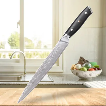 CL -V14 Damascus Kitchen Knife Handmade Chef Knife VG10 Japanese Damascus Steel Kiritsuke Kitchen Knife tools
CL -V14 Damascus Kitchen Knife Handmade Chef Knife VG10 Japanese Damascus Steel Kiritsuke Kitchen Knife tools