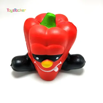 Coloured Chilli Monster Modeling Squishy Slow Rising Soft Squeeze Toy Phone Strap Scented Relieve Stress Funny Kid Xmas Gift
Coloured Chilli Monster Modeling Squishy Slow Rising Soft Squeeze Toy Phone Strap Scented Relieve Stress Funny Kid Xmas Gift