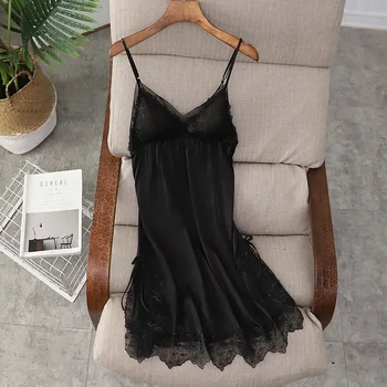 Sexy Lace Lady Home Dressing Gown Nightdress Casual Nightgown Sleepwear Summer New Intimate Lingerie Nightwear Homewear
Sexy Lace Lady Home Dressing Gown Nightdress Casual Nightgown Sleepwear Summer New Intimate Lingerie Nightwear Homewear