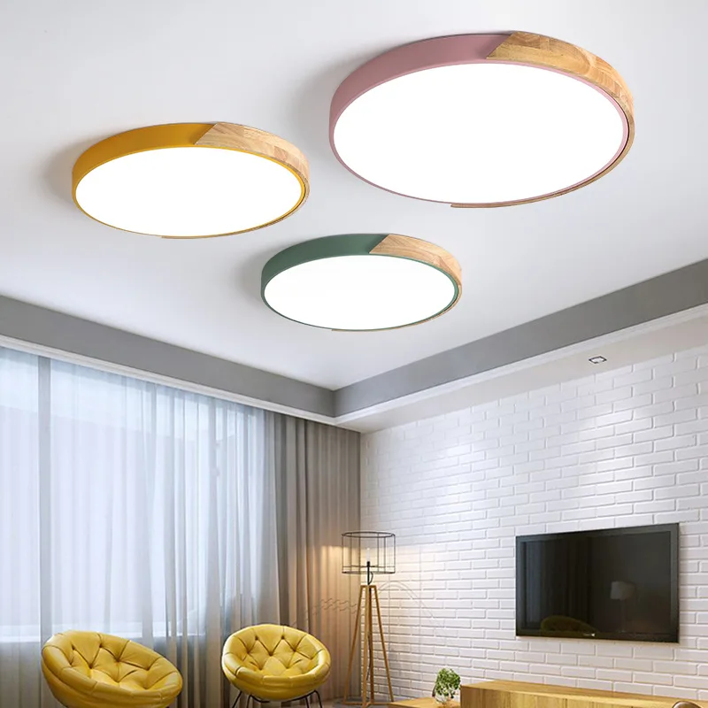 Northern European-Style LED Macarons Ceiling Logs Study Lamp Children Lamps Minimalist Modern Circle Living Room Bedroom Lamp
Northern European-Style LED Macarons Ceiling Logs Study Lamp Children Lamps Minimalist Modern Circle Living Room Bedroom Lamp