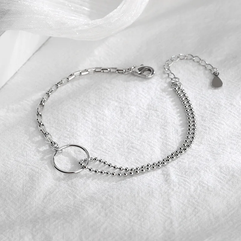 Geometry Circle Bracelets Women's Simple Cool Korean Style INS Retro Chain Women's Hand Jewelry Bracelet
Geometry Circle Bracelets Women's Simple Cool Korean Style INS Retro Chain Women's Hand Jewelry Bracelet