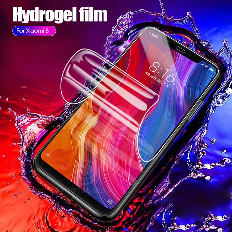 Гидрогелевая пленка для Xiaomi Mi 9 8 Se 9T CC9e CC9 A3 Lite A2 9X Pocophone F1 Mix3 Redmi Note 7 6 Pro 7A 6A K20 не