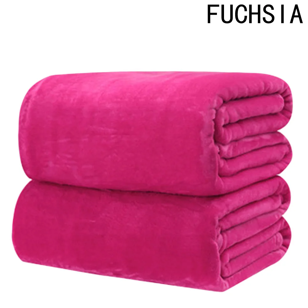 Solid Color Flannel Blanket sofa/bedding Throws Soft Plaids Winter Warm Flat Sheet 50*70cm / 100*150cm
Solid Color Flannel Blanket sofa/bedding Throws Soft Plaids Winter Warm Flat Sheet 50*70cm / 100*150cm