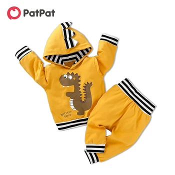 PatPat 2020 New Spring and Autumn Baby Boy Dinosaur Print Striped Cuff Pullover And Pants Set for Baby Boy Clothes
PatPat 2020 New Spring and Autumn Baby Boy Dinosaur Print Striped Cuff Pullover And Pants Set for Baby Boy Clothes