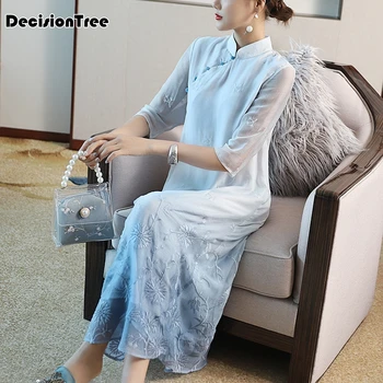 2020 classic plum flowers long cheongsam dresses female qipao vintage chinese evening banquet party dress chinese dress
2020 classic plum flowers long cheongsam dresses female qipao vintage chinese evening banquet party dress chinese dress