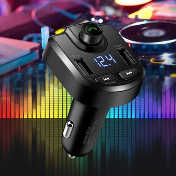 Dual USB Car Charger for iPhone QC3.0 Fast Charger FM Transmitter Suitable For Phone bluetooth Car Wireless FM Transmitter
Dual USB Car Charger for iPhone QC3.0 Fast Charger FM Transmitter Suitable For Phone bluetooth Car Wireless FM Transmitter
