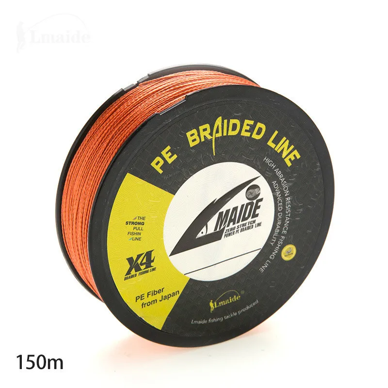 Multifilament Fishing Line 4 Strands Glad Sterke PE Gevlochten Lijn Voor Zeevisserij 150 M Gevlochten Vislijn 
Multifilament Fishing Line 4 Strands Glad Sterke PE Gevlochten Lijn Voor Zeevisserij 150 M Gevlochten Vislijn