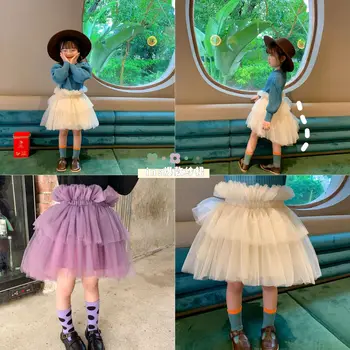 2020 Autumn Girls Kid Solid Color Hypotenuse Multilayer Veil Lace Pleated Skirts Toddler Fasion Ruffles Skirt for Children
2020 Autumn Girls Kid Solid Color Hypotenuse Multilayer Veil Lace Pleated Skirts Toddler Fasion Ruffles Skirt for Children