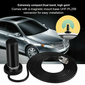 Hot Sale High Quality Dual Band 400-470Mhz&136-174MHZ Antenna For Car Mobile Radio UHF/VHF Antenna 50W
Hot Sale High Quality Dual Band 400-470Mhz&136-174MHZ Antenna For Car Mobile Radio UHF/VHF Antenna 50W