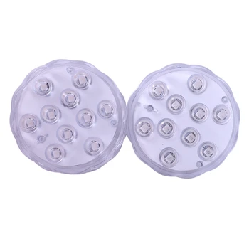 10 LED Lights RGB Submersible Waterproof Wedding Party Light Vase Base Floral LED Light with Remote Control
10 LED Lights RGB Submersible Waterproof Wedding Party Light Vase Base Floral LED Light with Remote Control