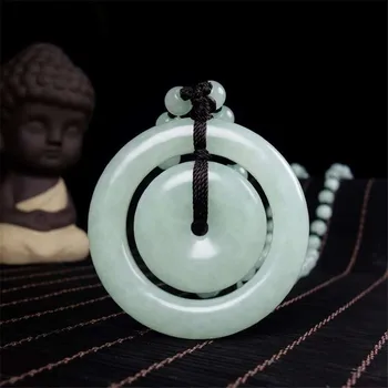 Natural Emerald Mother and Child Safety Buckle Pendant Jades Necklace Jewellery Fashion Accessories Hand-Carved Man Woman Amulet
Natural Emerald Mother and Child Safety Buckle Pendant Jades Necklace Jewellery Fashion Accessories Hand-Carved Man Woman Amulet