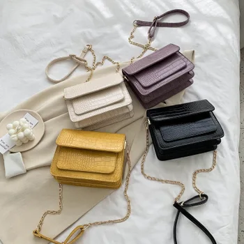 Luxury Fashion Women Crossbody Bag Crocodile Flap Bags Soft PU Leather Shoulder Bags For Ladies Handbags Designer 2020
Luxury Fashion Women Crossbody Bag Crocodile Flap Bags Soft PU Leather Shoulder Bags For Ladies Handbags Designer 2020