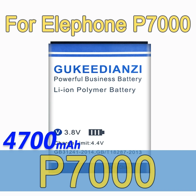 P7000 100% New Real 4700mAh Mobile Phone Battery For Elephone Smart Li-ion Replacement High Capacity Batteries | Мобильные телефоны
