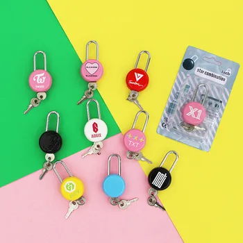 Kpop Blackpink TXT Twice Got7 X1 AB6IX NCT SEVENTEEN Cartoon Padlock Lock Shape Fans Gilfs Wholesale jewelry gift box K-POP
Kpop Blackpink TXT Twice Got7 X1 AB6IX NCT SEVENTEEN Cartoon Padlock Lock Shape Fans Gilfs Wholesale jewelry gift box K-POP