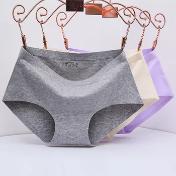 High Quality Women Seamless Panties Underwear Solid Ultra-thin Women's Sexy low-Rise Cotton Briefs Lingerie 11 colour 2019 New
High Quality Women Seamless Panties Underwear Solid Ultra-thin Women's Sexy low-Rise Cotton Briefs Lingerie 11 colour 2019 New