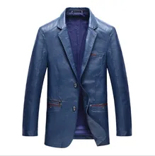 2021 Spring Autumn Mens Business Casual Leather Blazers Men Pu Leather Suit Jacket Coat Formal Dress Blazer for Men Plus Size 
2021 Spring Autumn Mens Business Casual Leather Blazers Men Pu Leather Suit Jacket Coat Formal Dress Blazer for Men Plus Size