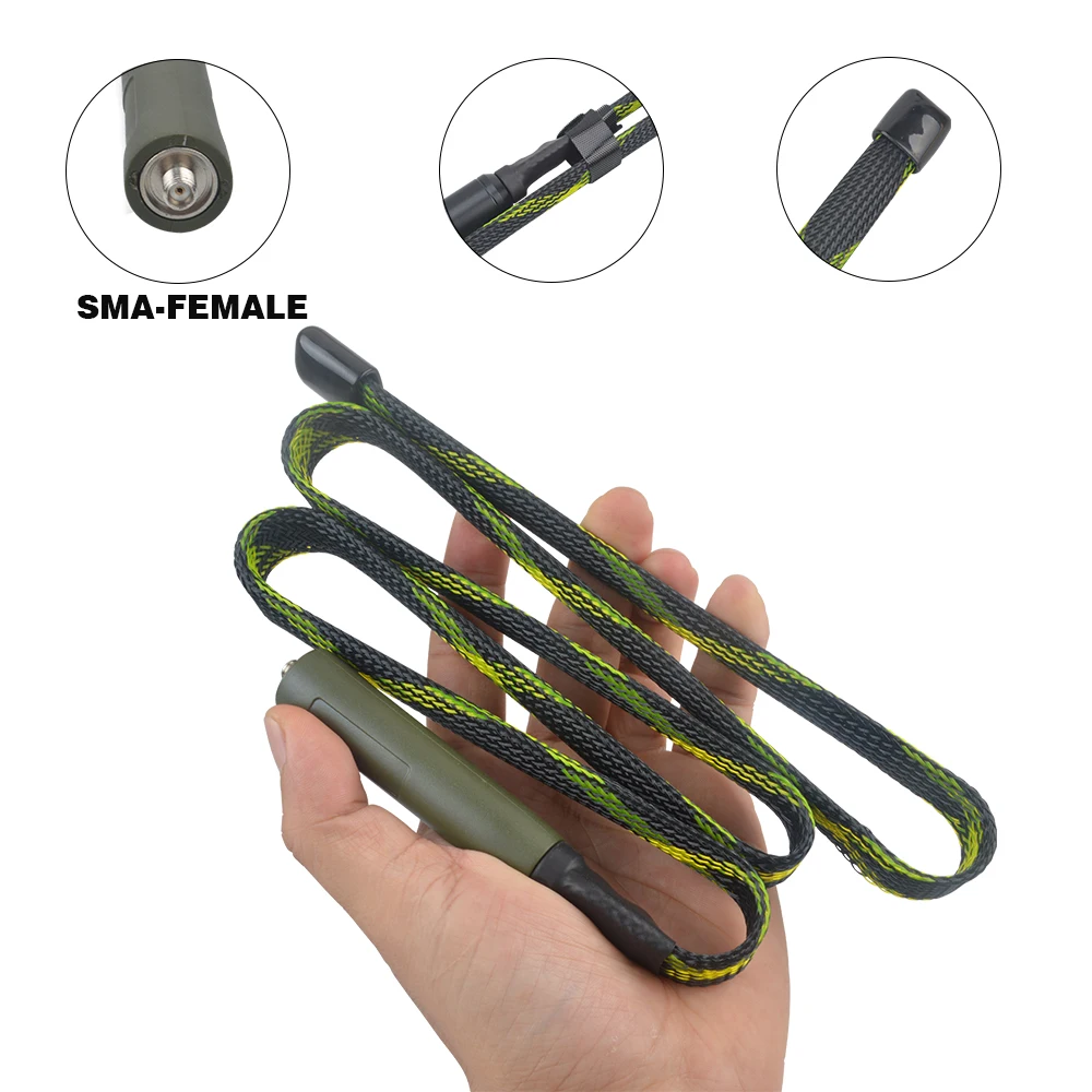 SMA-Female Tactical baofeng Antenna UHF VHF 136-520MHz high gain foldable hanheld Antenna UHF camoufalge
SMA-Female Tactical baofeng Antenna UHF VHF 136-520MHz high gain foldable hanheld Antenna UHF camoufalge