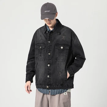 Denim Men Jeans Black Jacket Spring Autumn 2020 Fashion Men'S Clothes Plus Oversize M-5XL
Denim Men Jeans Black Jacket Spring Autumn 2020 Fashion Men'S Clothes Plus Oversize M-5XL