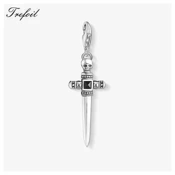 Skull Sword Charms Pendant,Fashion Jewelry 925 Sterling Silver Vintage Brave Rebel Gift For Women Girls Fit Bracelet Necklace
Skull Sword Charms Pendant,Fashion Jewelry 925 Sterling Silver Vintage Brave Rebel Gift For Women Girls Fit Bracelet Necklace