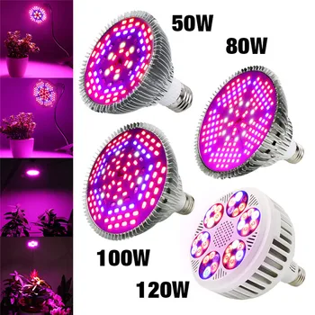 Full Spectrum 30W/50W/80W/100W/120W AC85~265V UV+IR E27 LED Grow Light For Flowering Plants Hydroponics System LED Aquarium Lamp
Full Spectrum 30W/50W/80W/100W/120W AC85~265V UV+IR E27 LED Grow Light For Flowering Plants Hydroponics System LED Aquarium Lamp