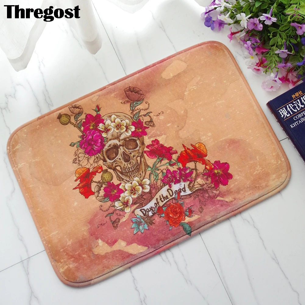 Flannel Halloween Doormat Cartoon Skull Printed Welcome Mats Modern Kitchen Carpet Anti Slip Microfiber Floor Mat Hall Rugs
Flannel Halloween Doormat Cartoon Skull Printed Welcome Mats Modern Kitchen Carpet Anti Slip Microfiber Floor Mat Hall Rugs
