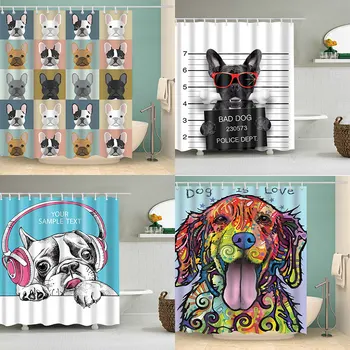 Animal Dog Shower Curtain 3D Print Bathroom Waterproof Polyester Bath Curtain Octopus Washable Bath Decor Curtains With 12 Hooks
Animal Dog Shower Curtain 3D Print Bathroom Waterproof Polyester Bath Curtain Octopus Washable Bath Decor Curtains With 12 Hooks
