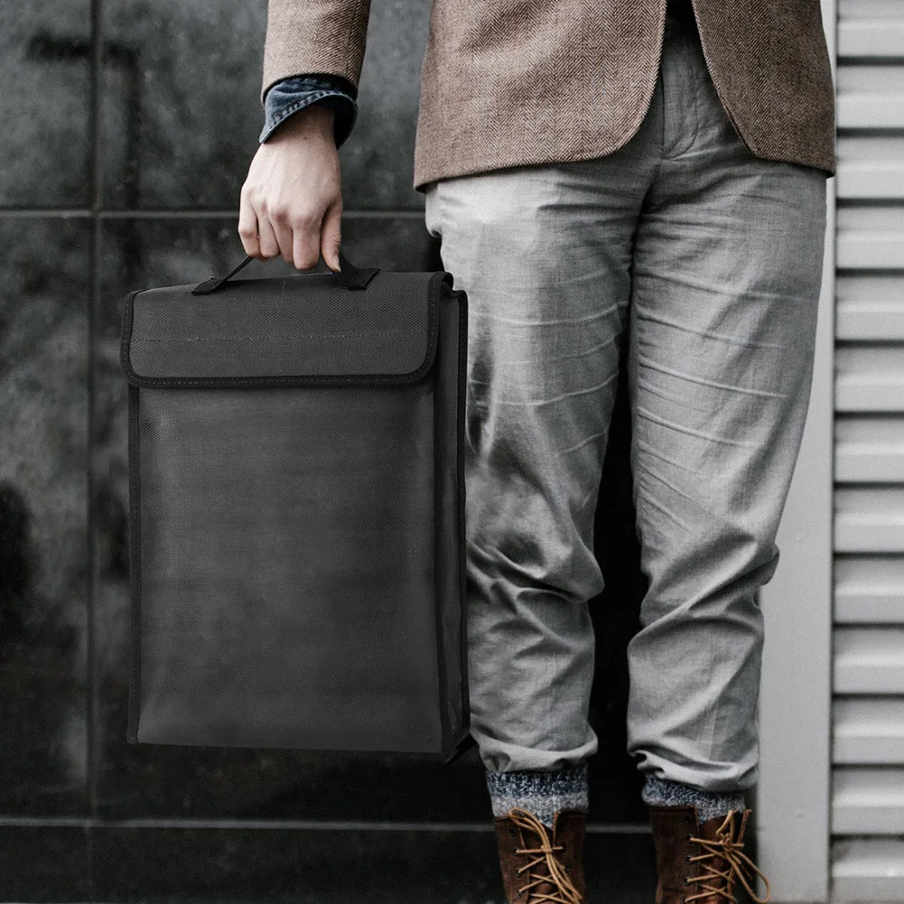 Fireproof Document Bag Waterproof Money Cash File Pouch Safe Holder for Office OD889
Fireproof Document Bag Waterproof Money Cash File Pouch Safe Holder for Office OD889