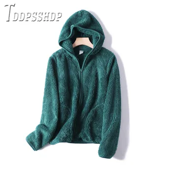 2019 Autumn Winter Hooded Women Coat Lining With Fluff Warm Female Jacket
2019 Autumn Winter Hooded Women Coat Lining With Fluff Warm Female Jacket