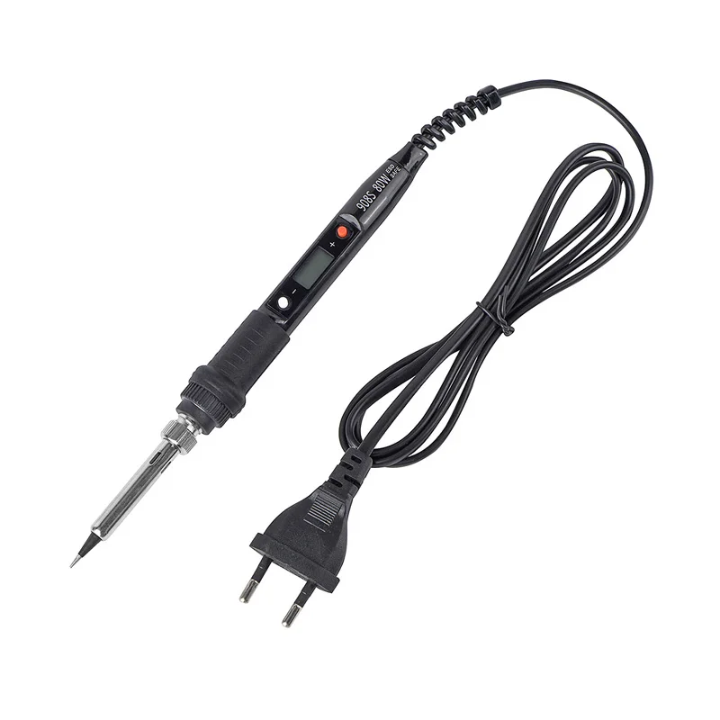 Black 80W Electric Soldering Iron Adjustable Temperature LCD Digital Display 110V 220V Welding Solder Iron Tips Repair Tool Kit
Black 80W Electric Soldering Iron Adjustable Temperature LCD Digital Display 110V 220V Welding Solder Iron Tips Repair Tool Kit