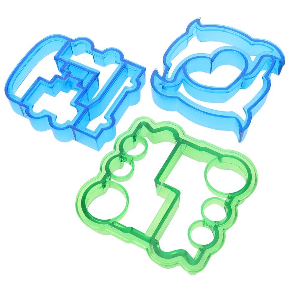 3Pcs Sandwich Mold Durable Creative Adorable Portable DIY Bread Mold Sandwich Cutters Toast Cutter for Store Kitchen Home
3Pcs Sandwich Mold Durable Creative Adorable Portable DIY Bread Mold Sandwich Cutters Toast Cutter for Store Kitchen Home