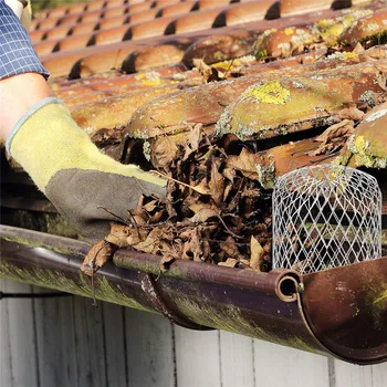 4PCS/Set Roof Gutter Balloon Guard Filters, Plastic Downpipe Stops Leaf Drains Aluminum Rainwater Discharge Filter Strainer
4PCS/Set Roof Gutter Balloon Guard Filters, Plastic Downpipe Stops Leaf Drains Aluminum Rainwater Discharge Filter Strainer