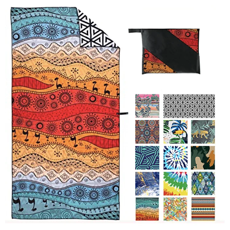 Microfiber beach towel, double-sided velvet adult swimming bath towel, quick-drying printing beach towel
Microfiber beach towel, double-sided velvet adult swimming bath towel, quick-drying printing beach towel