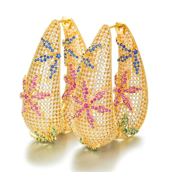 GODKI Jimbora DUBAI Statement Sweet Big Heart Hoop Earrings Trendy Full Cubic Zirconia Earring for Women Bridal Wedding Jewelry
GODKI Jimbora DUBAI Statement Sweet Big Heart Hoop Earrings Trendy Full Cubic Zirconia Earring for Women Bridal Wedding Jewelry