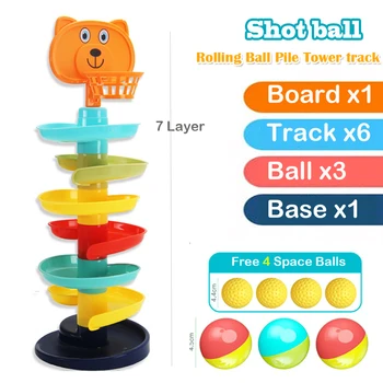 Rolling Ball Drop Toy Baby Toddlers Layer Tower Run Swirling Ramps Educational Development toy cubes ring blocks stacking toys
Rolling Ball Drop Toy Baby Toddlers Layer Tower Run Swirling Ramps Educational Development toy cubes ring blocks stacking toys