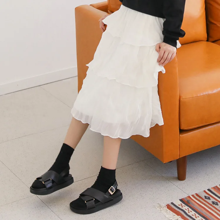 Photo Shoot New Style Tonj Half-length White Hundred Wrinkle Cake Dress CHIC-Style Super Fire Mid-length Skirt
Photo Shoot New Style Tonj Half-length White Hundred Wrinkle Cake Dress CHIC-Style Super Fire Mid-length Skirt