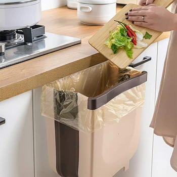 9L Folding Trash Can Zero Waste Recycle Bin Trash Bin Kitchen Dustbin Garbage Rubbish Bin Plastic Waste Bin Garbage Bag Holder
9L Folding Trash Can Zero Waste Recycle Bin Trash Bin Kitchen Dustbin Garbage Rubbish Bin Plastic Waste Bin Garbage Bag Holder