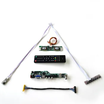For LM170E03-TLG2/TLG3 LCD display panel VGA HDMI AV USB RF T.V56 controller board 4CCFL 30Pin LVDS Remote+Inverter+keyboard Kit
For LM170E03-TLG2/TLG3 LCD display panel VGA HDMI AV USB RF T.V56 controller board 4CCFL 30Pin LVDS Remote+Inverter+keyboard Kit