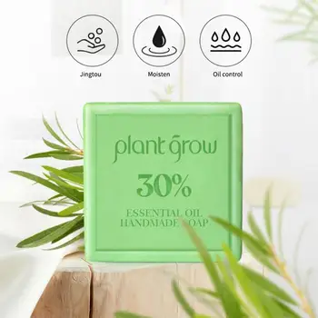 Tea Tree Essential Oil Soap 100g, Deep Cleansing, Mites, Acne, and Oil Control Essential Oil Handmade Soap
Tea Tree Essential Oil Soap 100g, Deep Cleansing, Mites, Acne, and Oil Control Essential Oil Handmade Soap